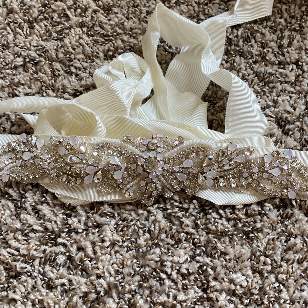 David's Bridal Embellished Belt